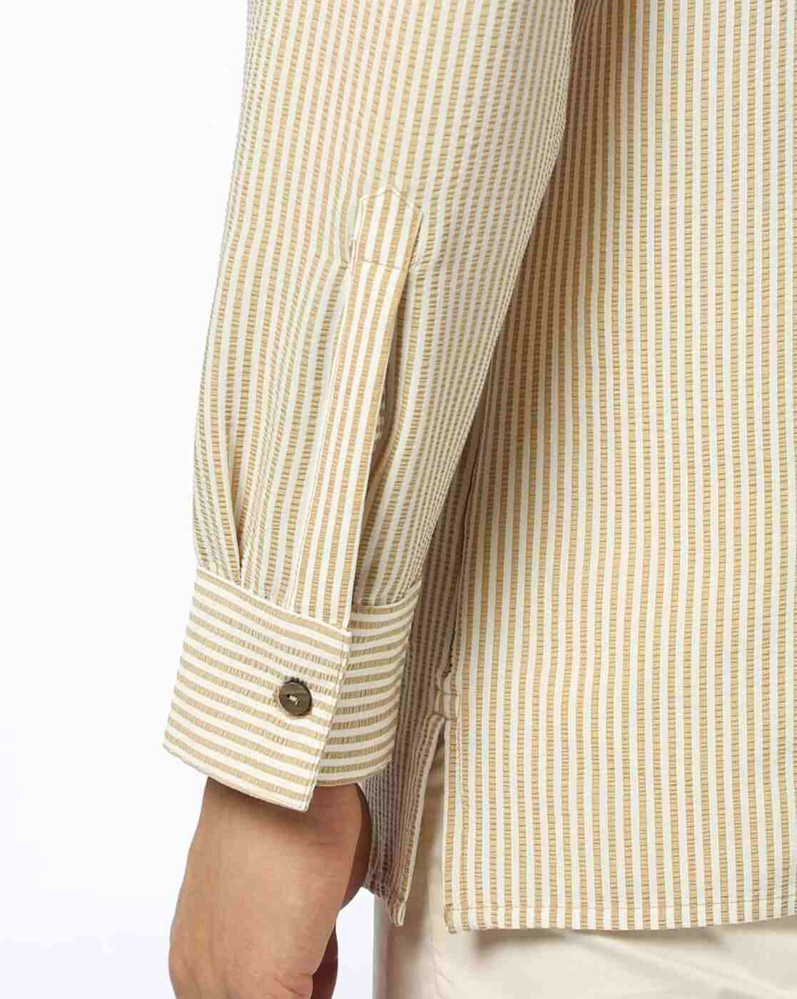 NETPLAY | Men Striped Slim Fit Short Kurta|5