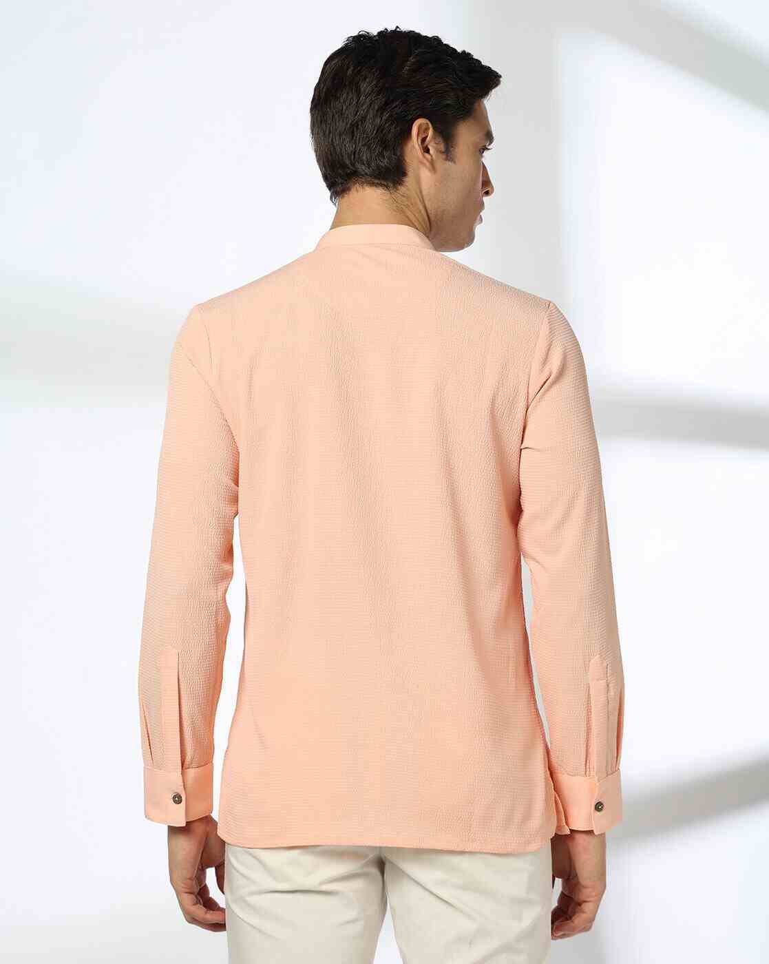 NETPLAY | Men Slim Fit Short Kurta|2