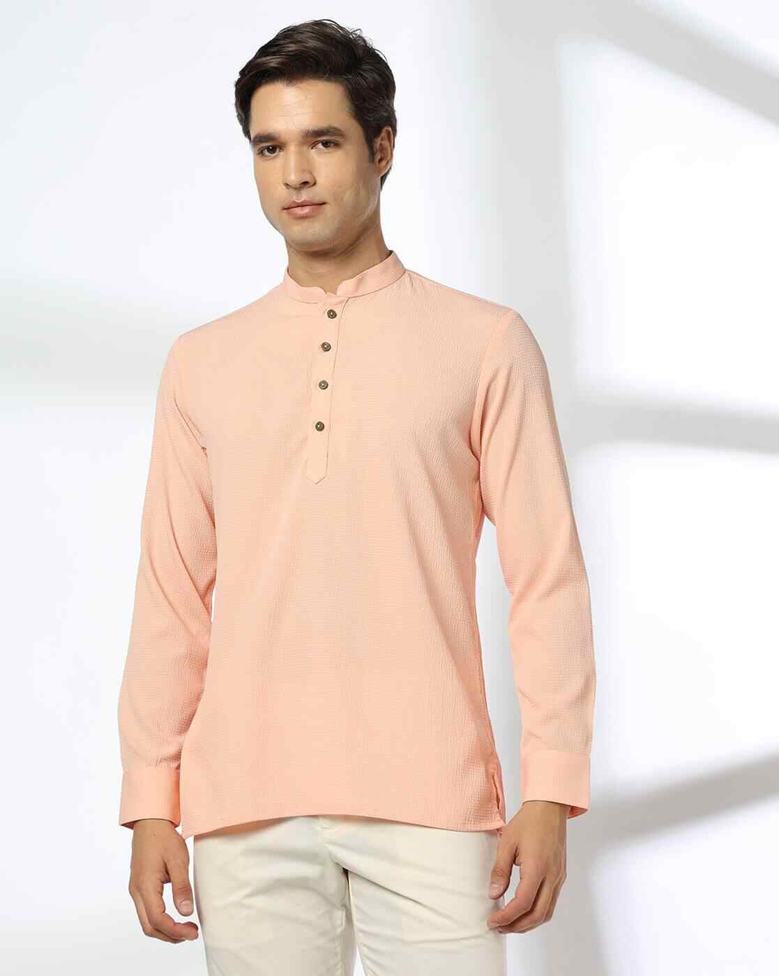 NETPLAY | Men Slim Fit Short Kurta|3