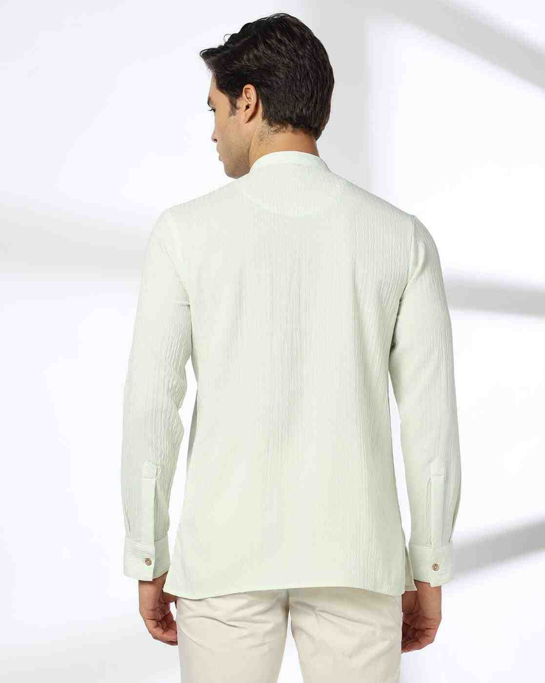 NETPLAY | Men Slim Fit Short Kurta|2