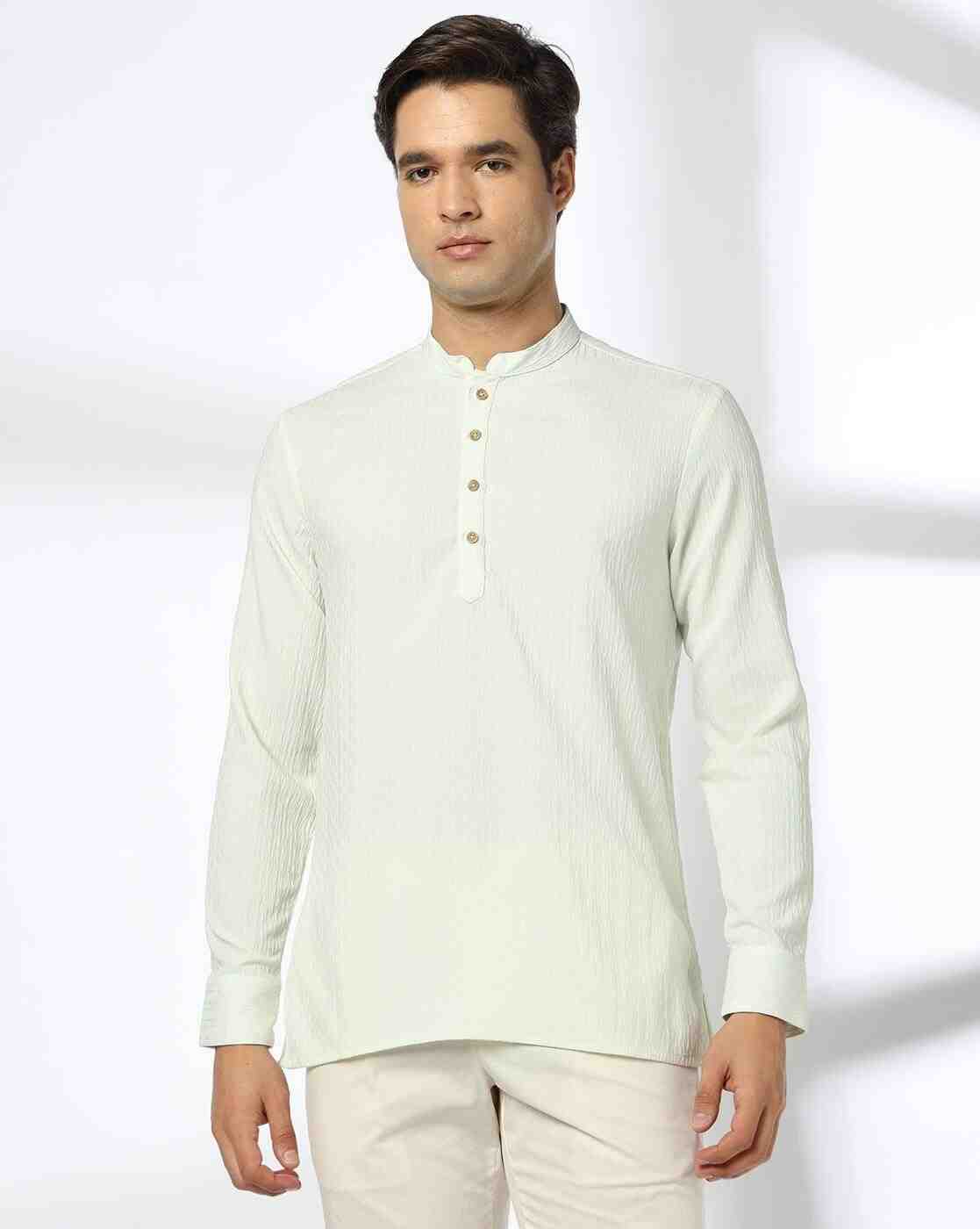 NETPLAY | Men Slim Fit Short Kurta|3