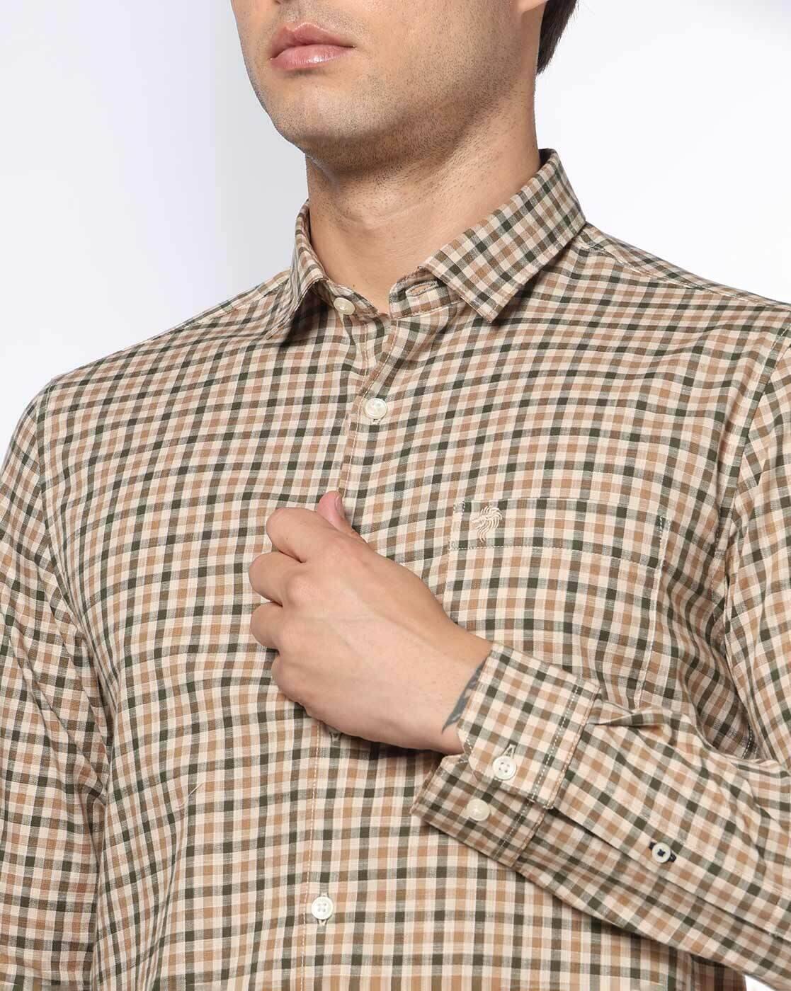 NETPLAY | Men Checks Slim Fit Classic Shirt|5