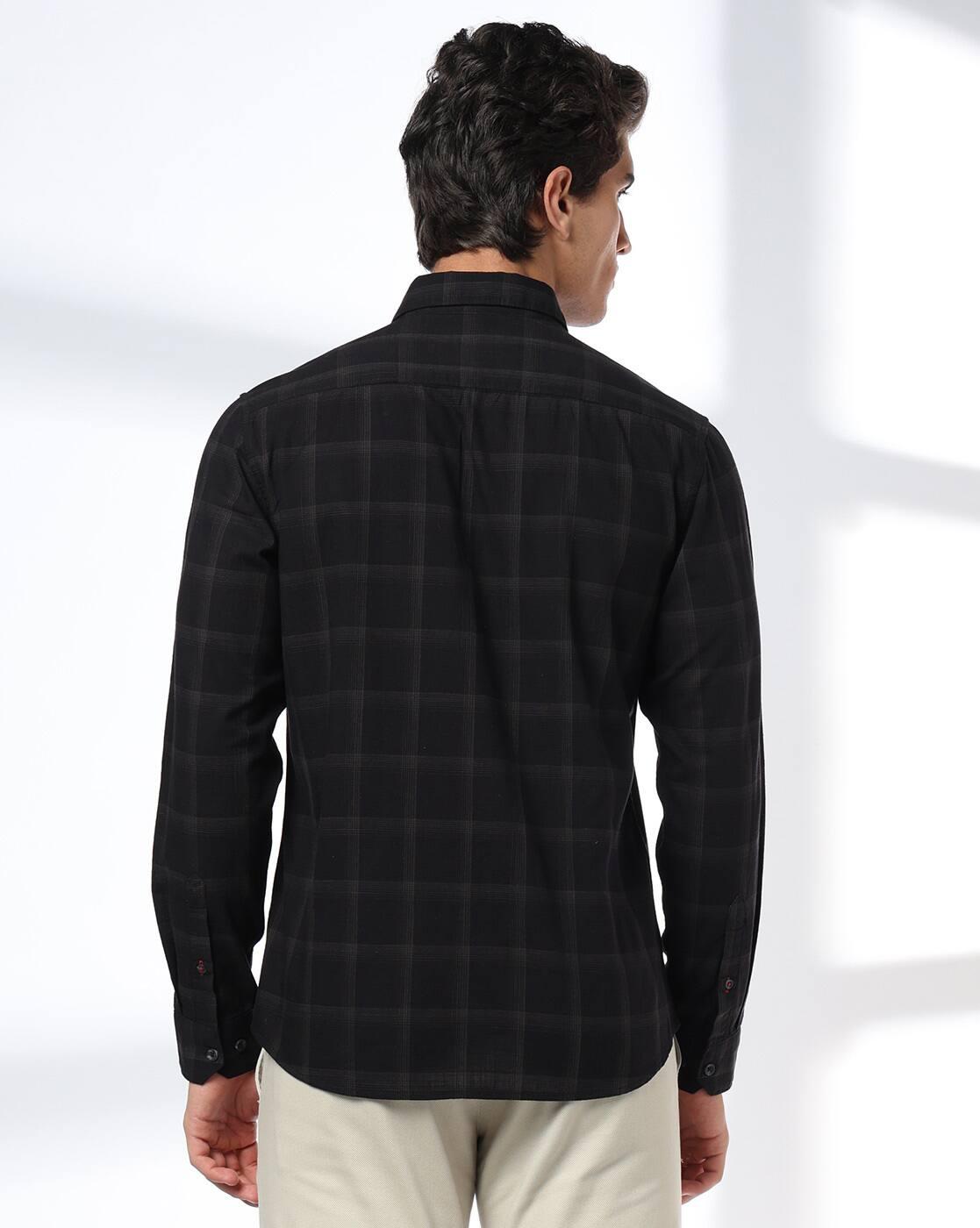 NETPLAY | Men Checks Slim Fit Classic Shirt|2
