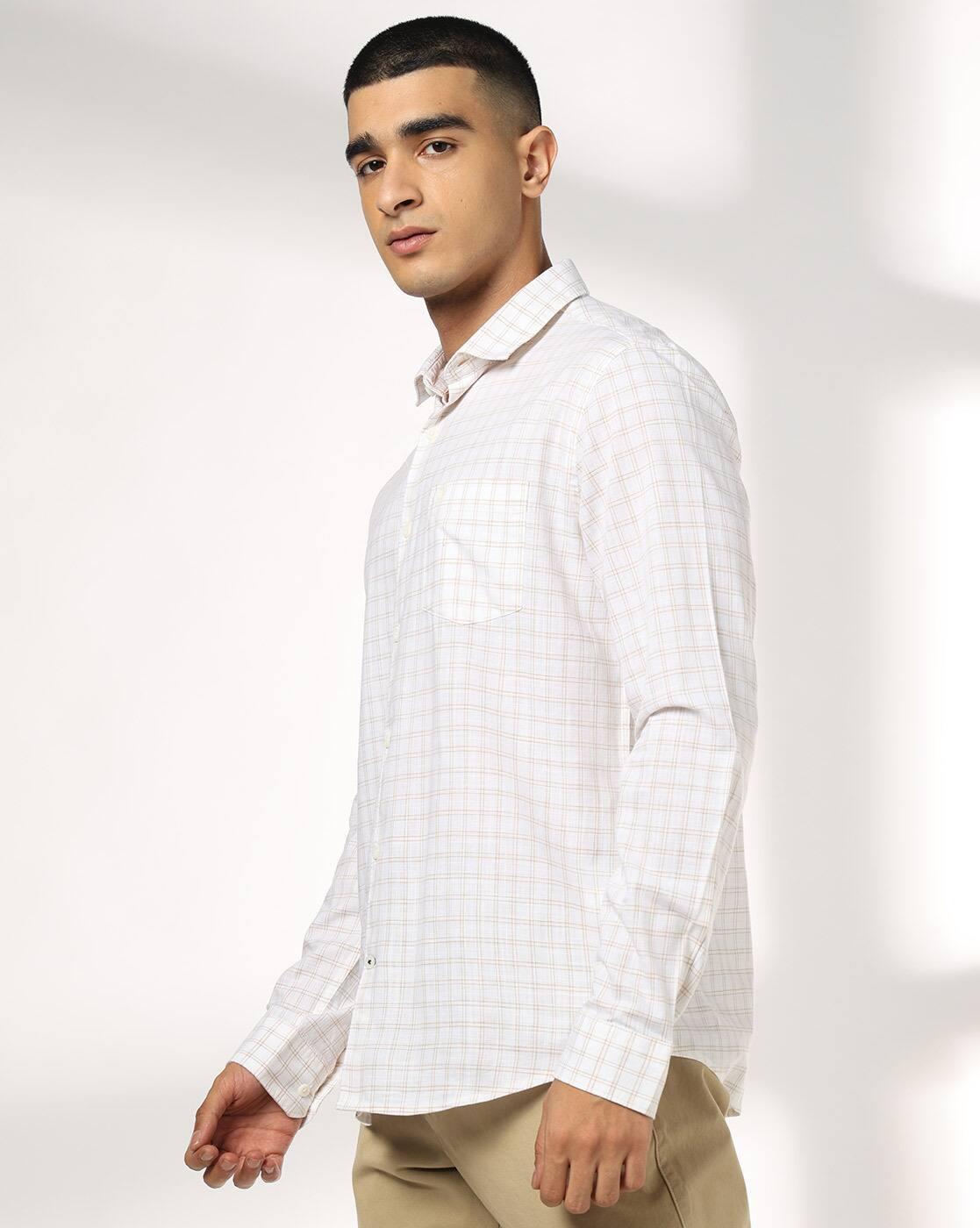 NETPLAY | Men Checks Slim Fit Classic Shirt|0