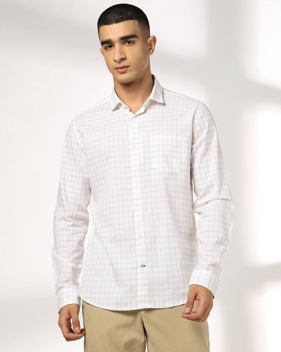 NETPLAY | Men Checks Slim Fit Classic Shirt|3