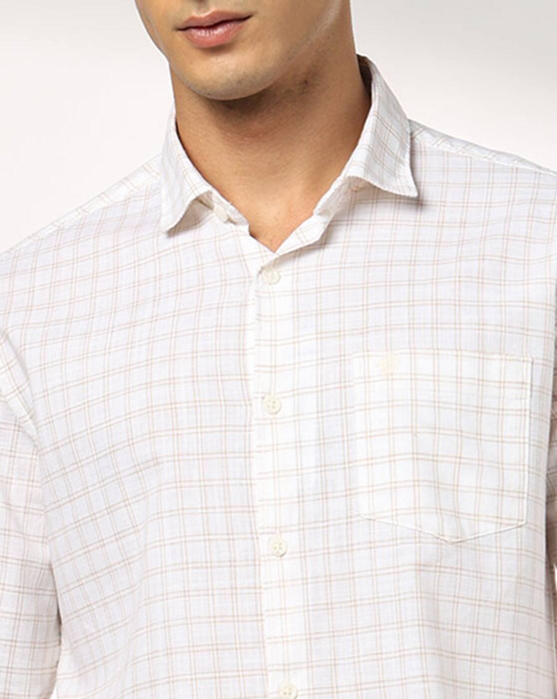 NETPLAY | Men Checks Slim Fit Classic Shirt|4