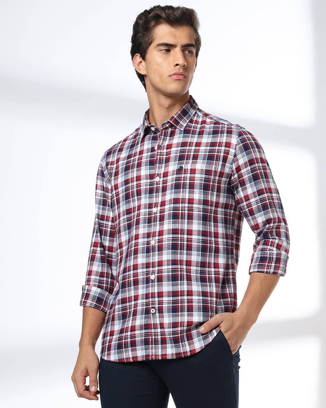 NETPLAY | Men Checks Slim Fit Classic Shirt|2