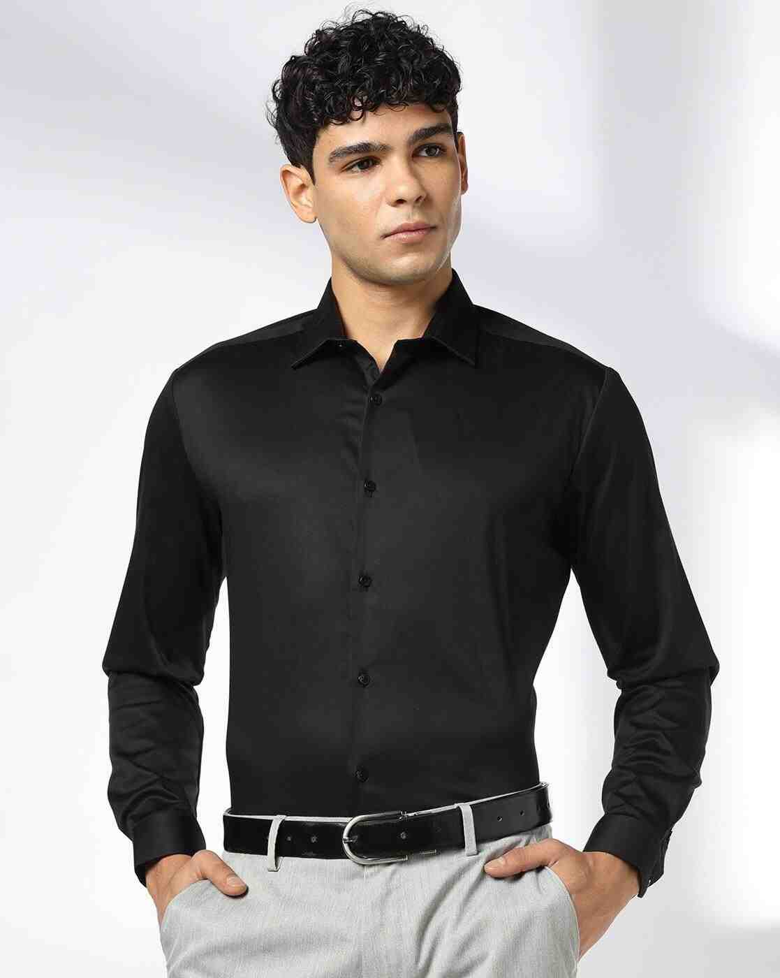 Men Patterned Slim Fit Shirt