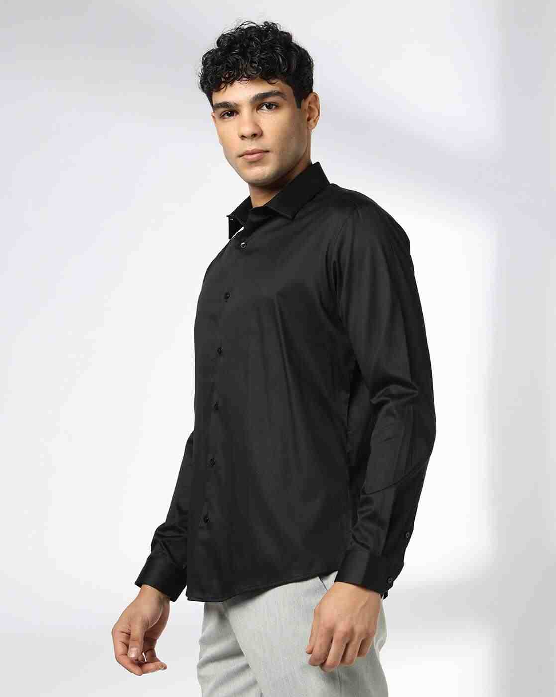 NETPLAY | Men Patterned Slim Fit Shirt|2
