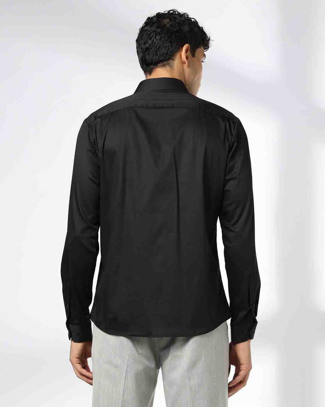 NETPLAY | Men Patterned Slim Fit Shirt|3