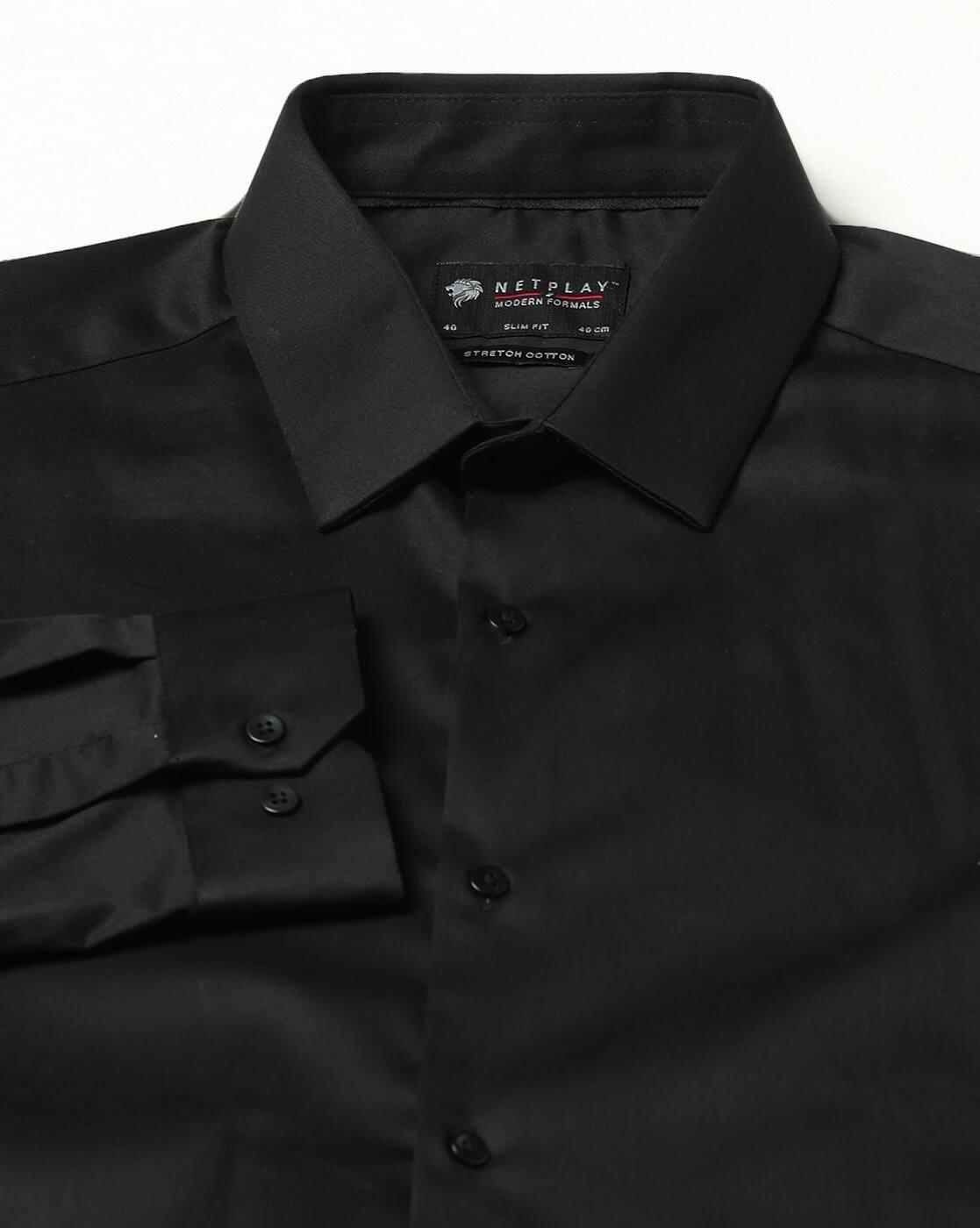 NETPLAY | Men Patterned Slim Fit Shirt|5