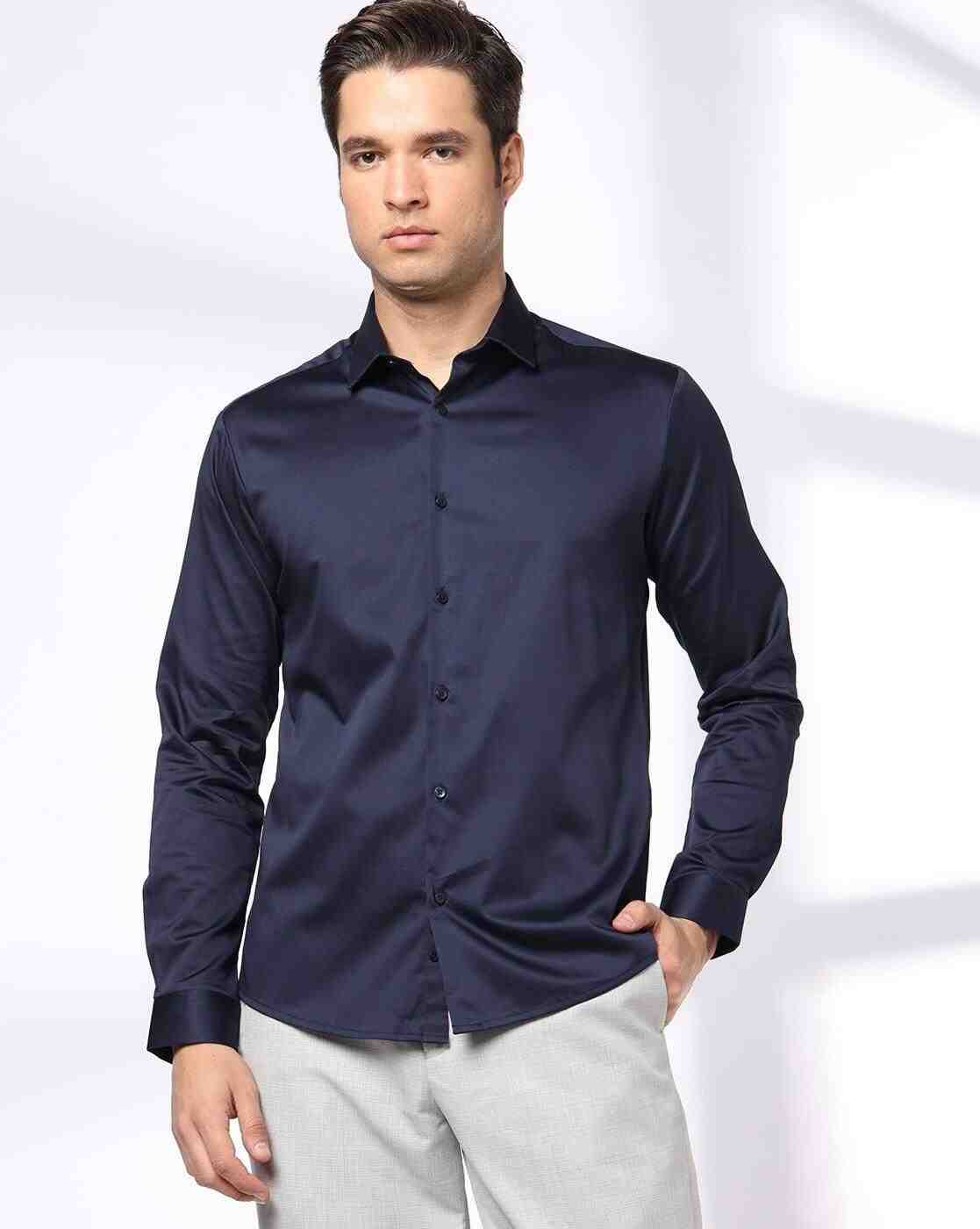 NETPLAY | Men Patterned Slim Fit Shirt|3