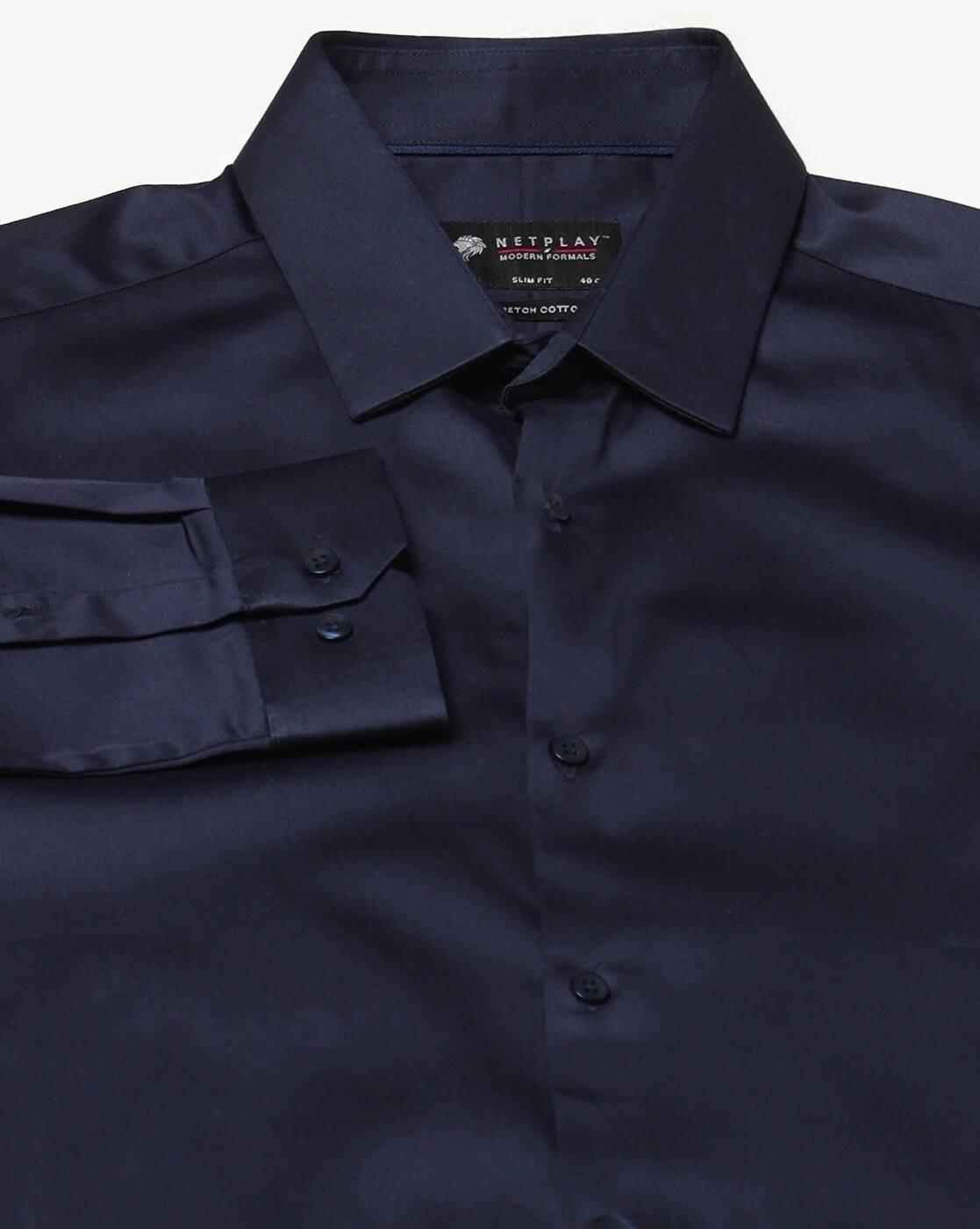 NETPLAY | Men Patterned Slim Fit Shirt|5