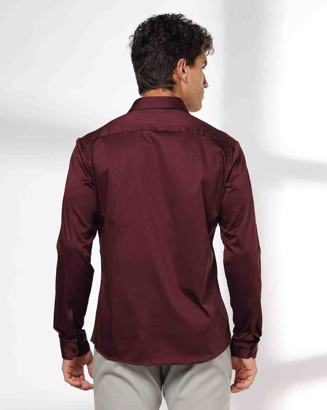 NETPLAY | Men Patterned Slim Fit Shirt|2