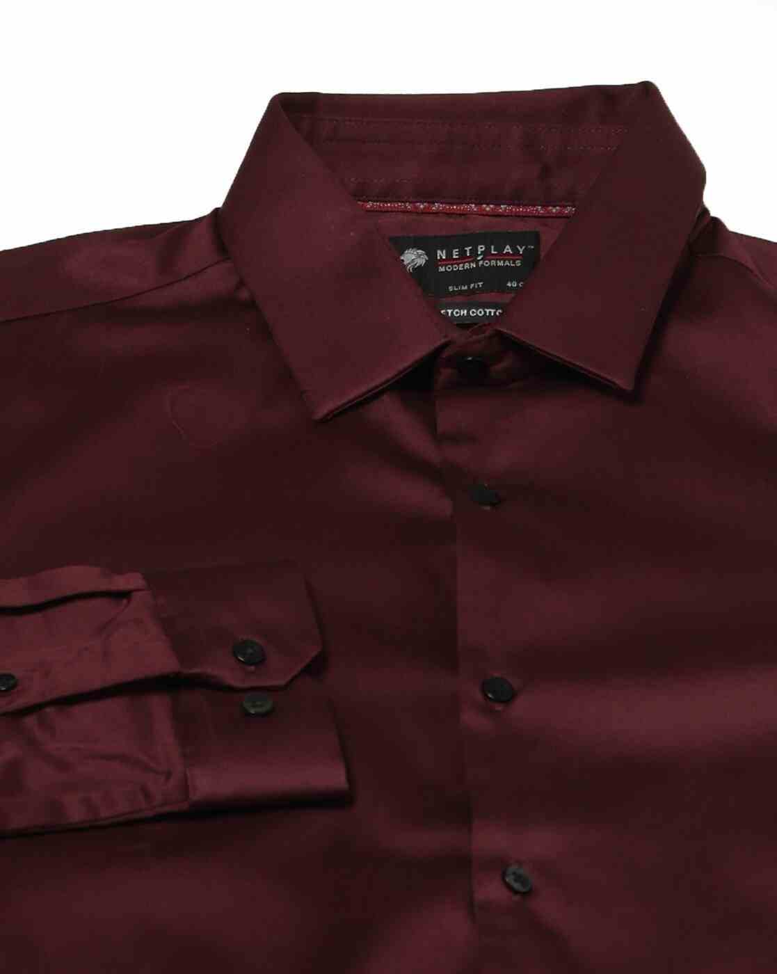 NETPLAY | Men Patterned Slim Fit Shirt|5