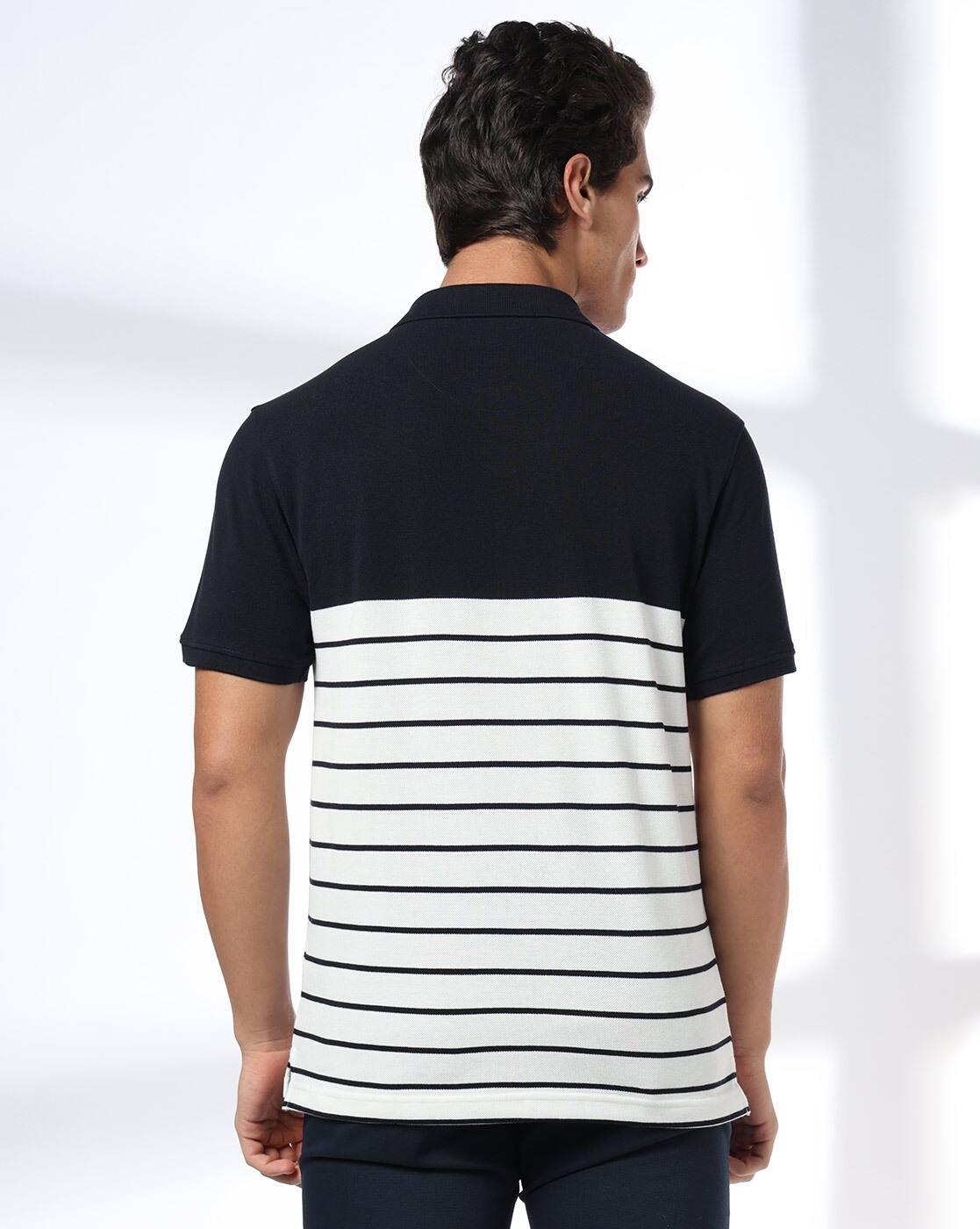 NETPLAY | Men Ultimate 1 Striped Slim Fit Polo T-Shirt|2