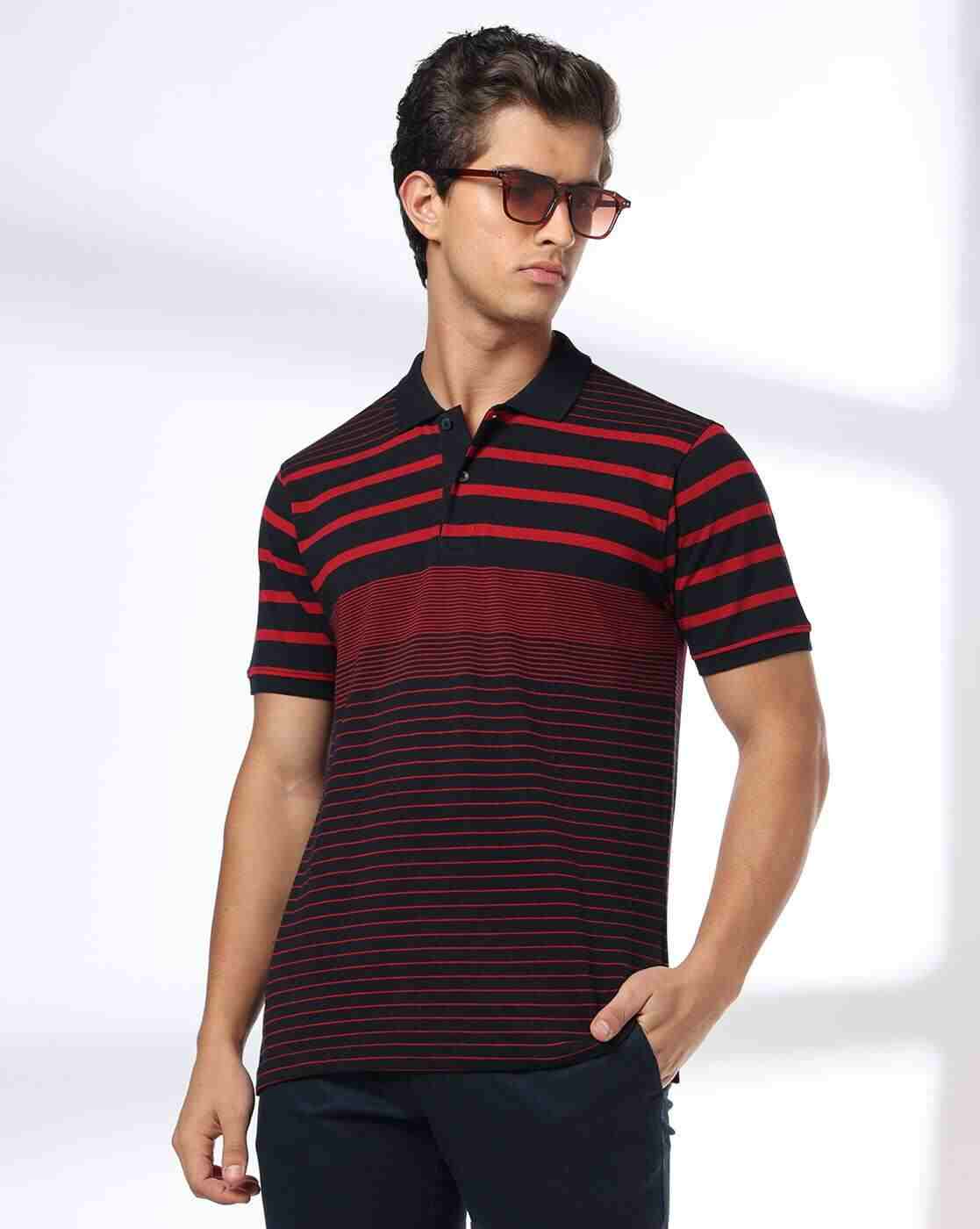 NETPLAY | Men Ultimate Striped 3 Slim Fit Polo T-Shirt|0