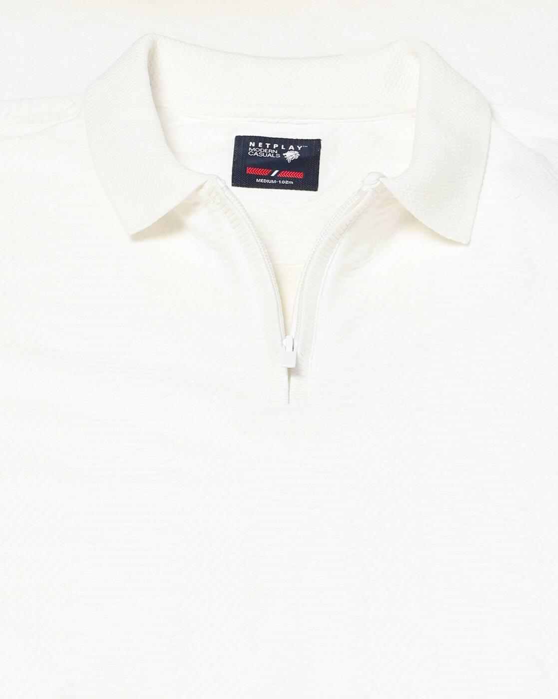 NETPLAY | Men Patterned Slim Fit Polo T-Shirt|5
