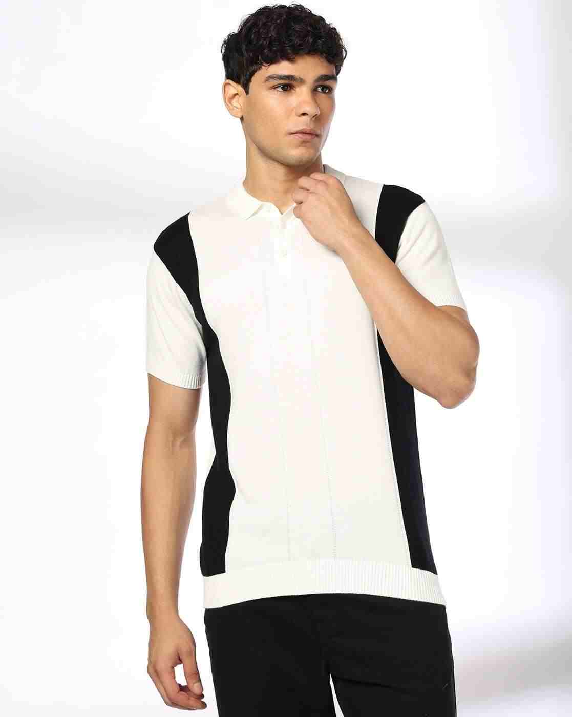 NETPLAY | Men Colourblock Slim Fit Polo T-Shirt|3