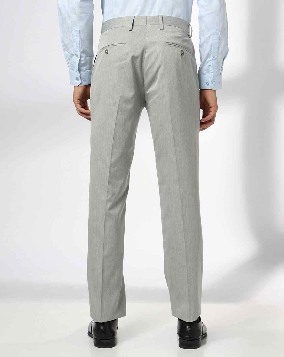 NETPLAY | Men Mid-Rise Slim Fit Trousers|2