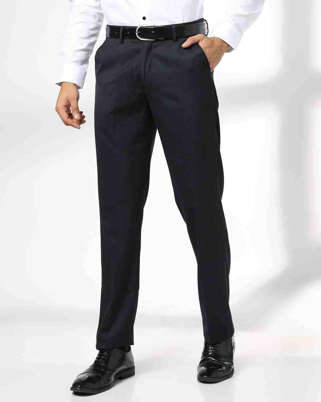Men Mid-Rise Slim Fit Trousers