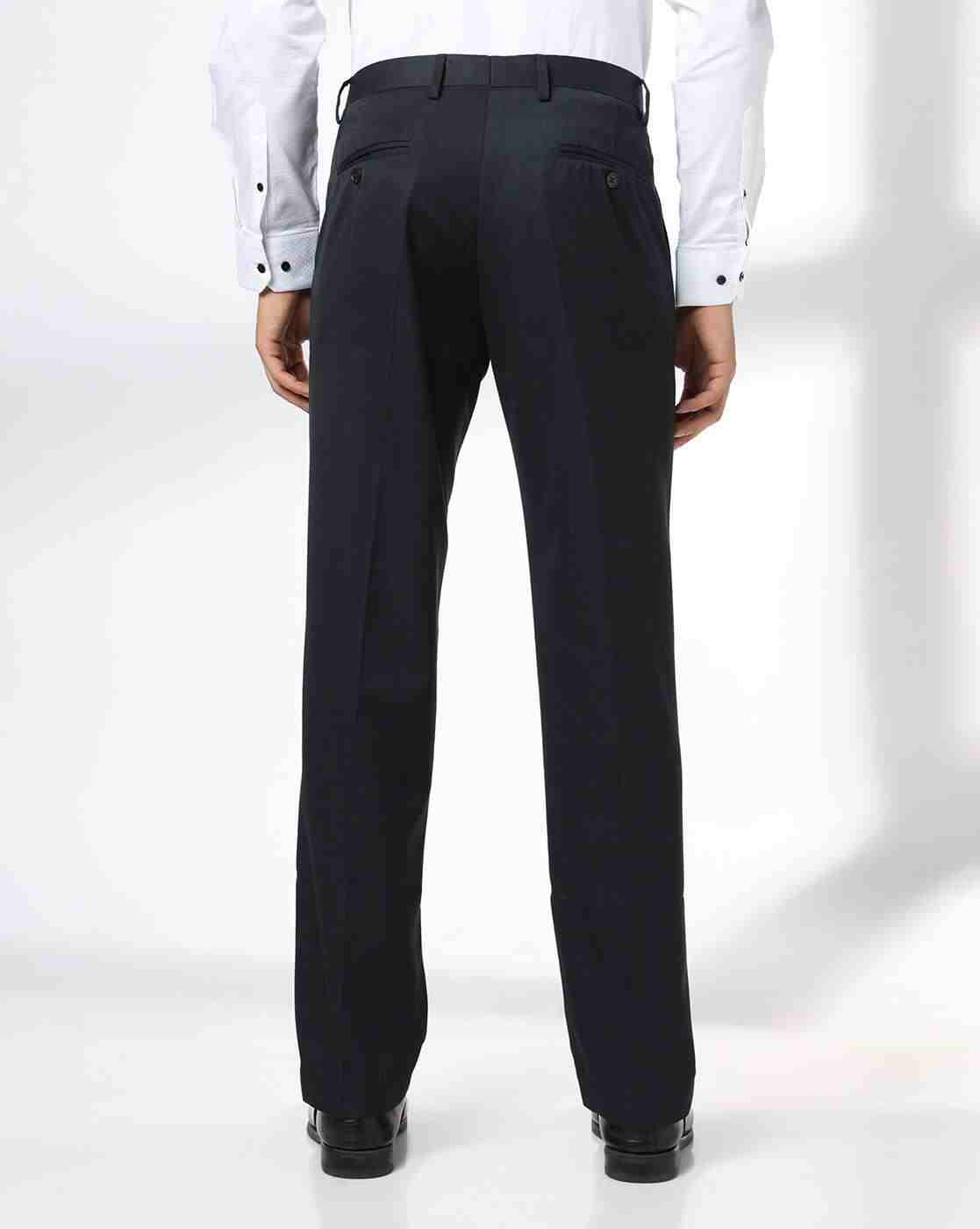 NETPLAY | Men Mid-Rise Slim Fit Trousers|2