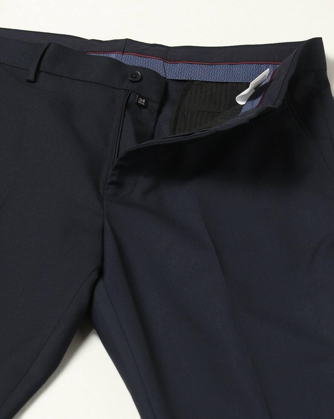 NETPLAY | Men Slim Fit Flat-Front Trousers|4