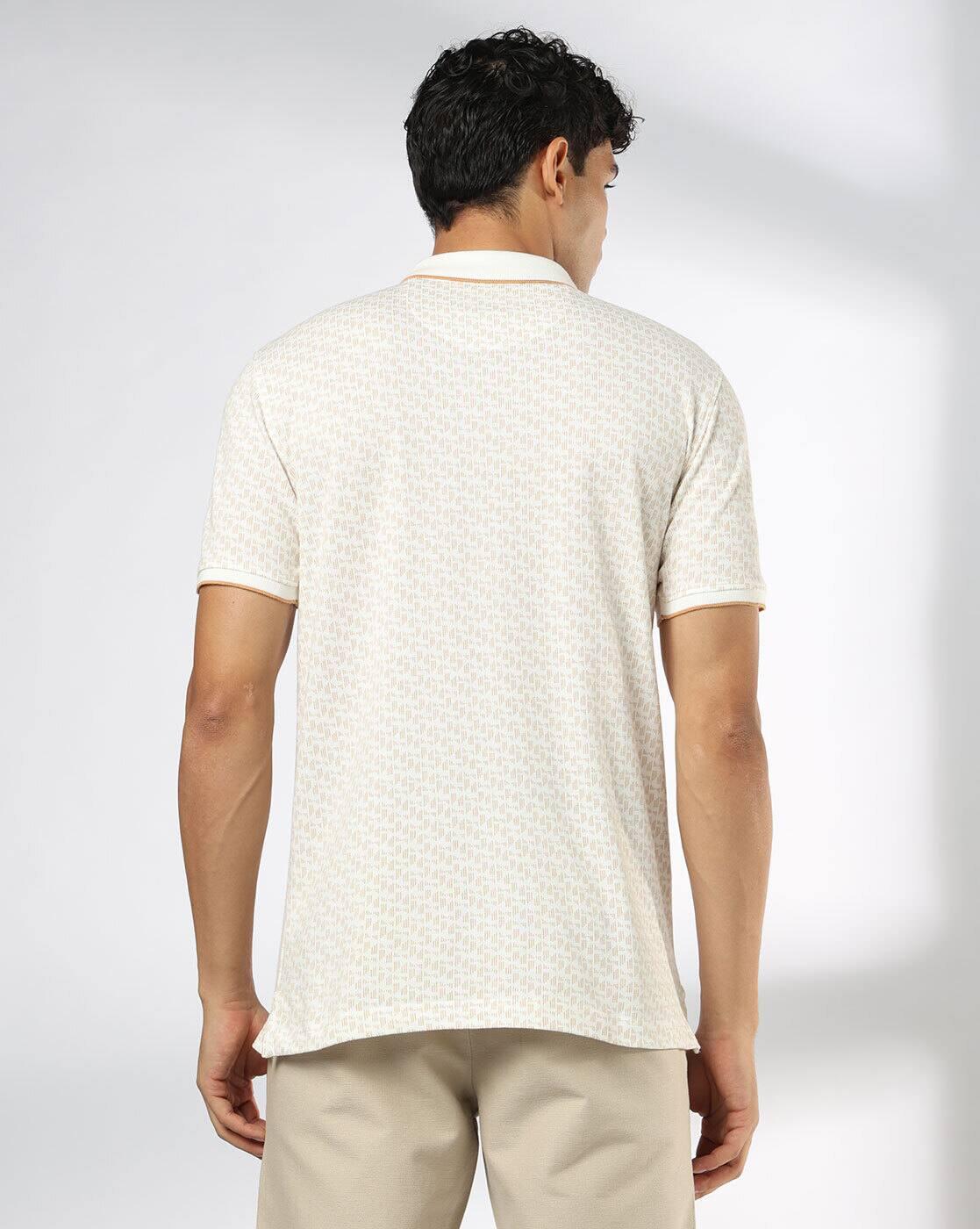 NETPLAY | Men All-Over Print Slim Fit Polo T-Shirt|2