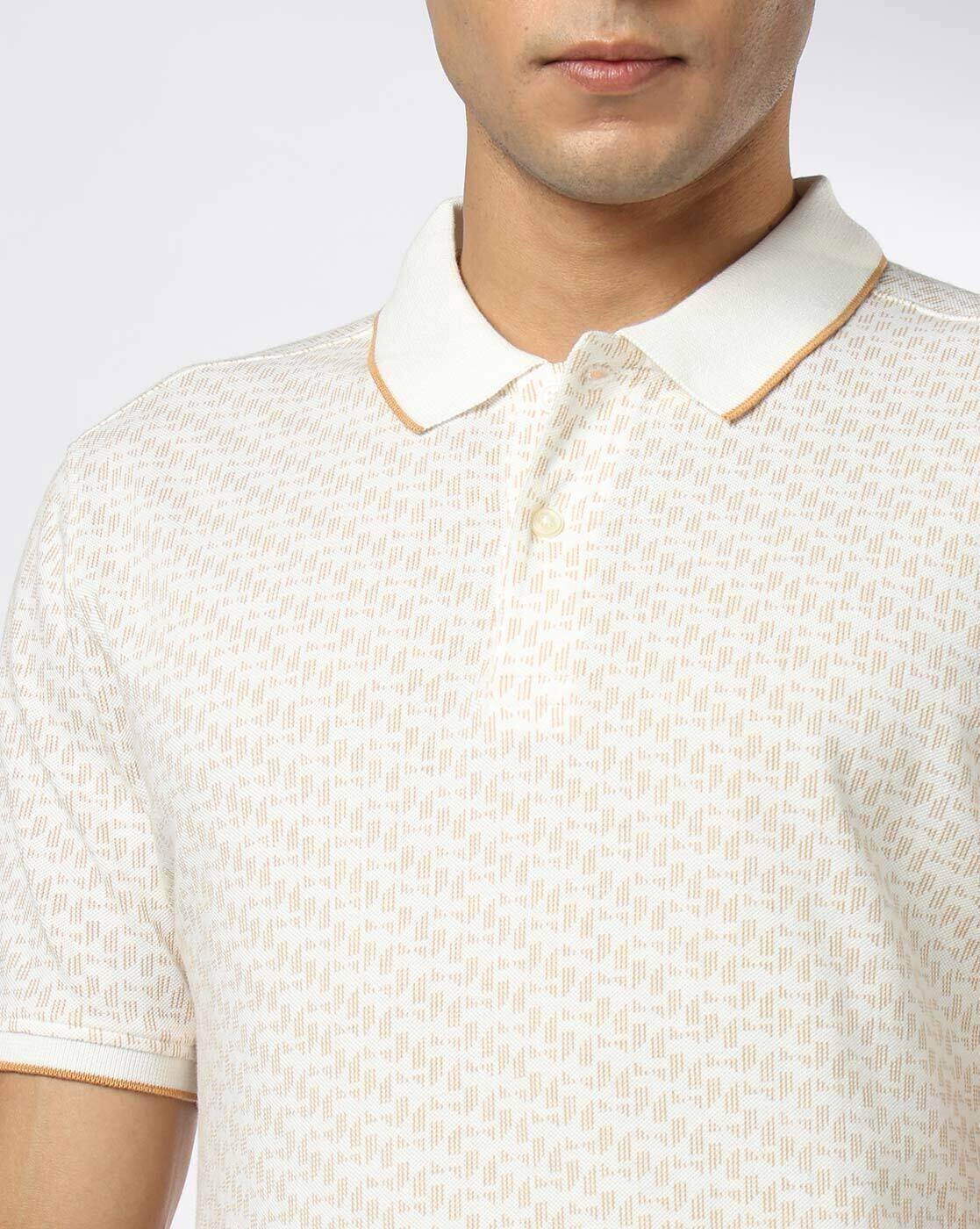 NETPLAY | Men All-Over Print Slim Fit Polo T-Shirt|3