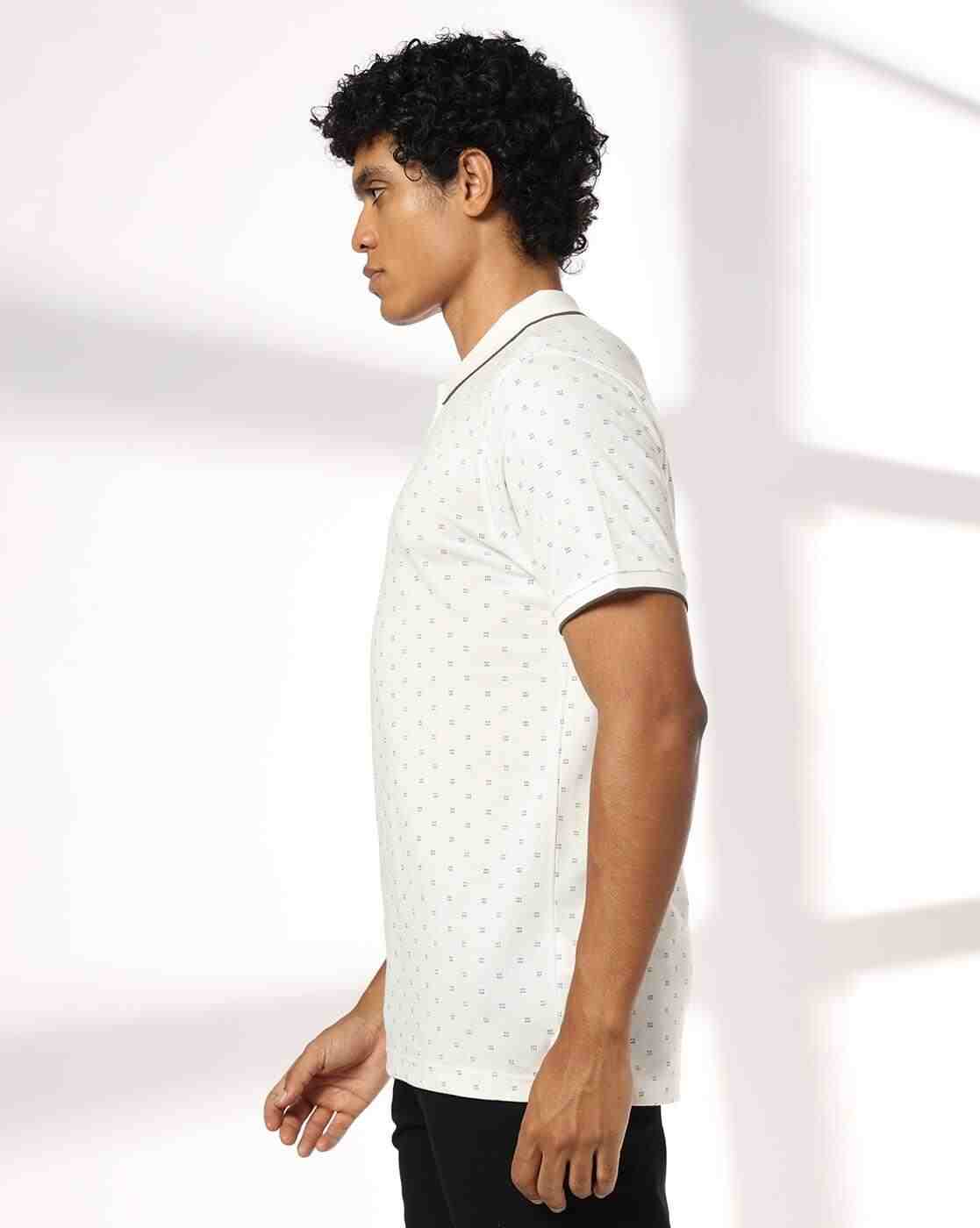 NETPLAY | Men All-Over Print Slim Fit Polo T-Shirt|1
