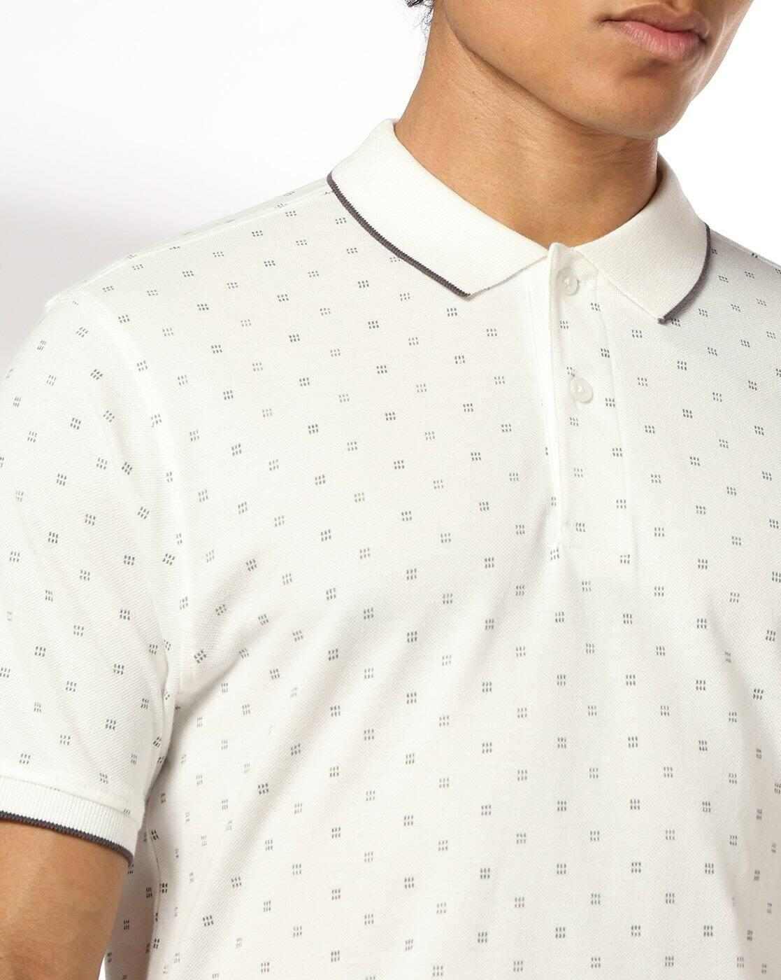 NETPLAY | Men All-Over Print Slim Fit Polo T-Shirt|4