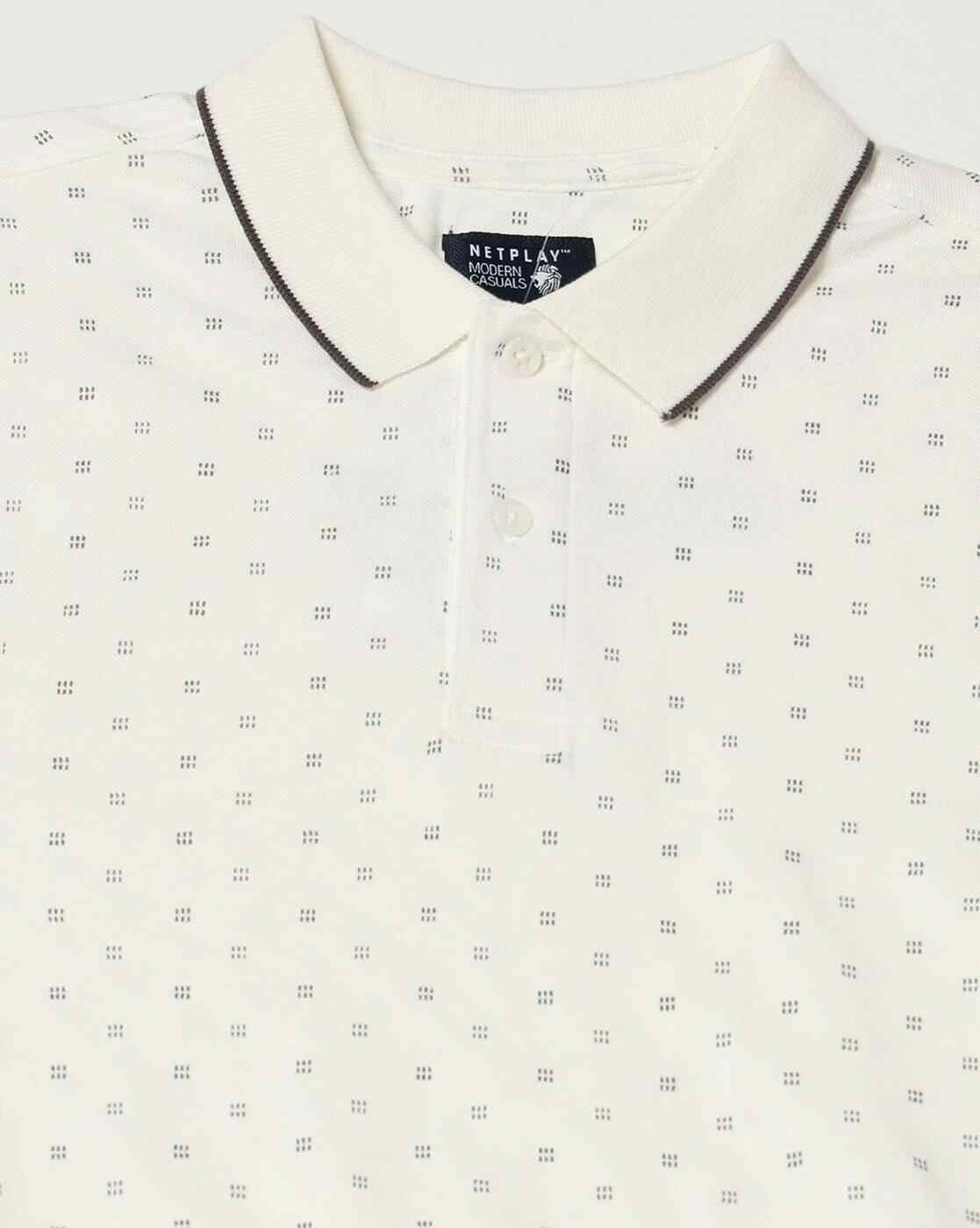 NETPLAY | Men All-Over Print Slim Fit Polo T-Shirt|5