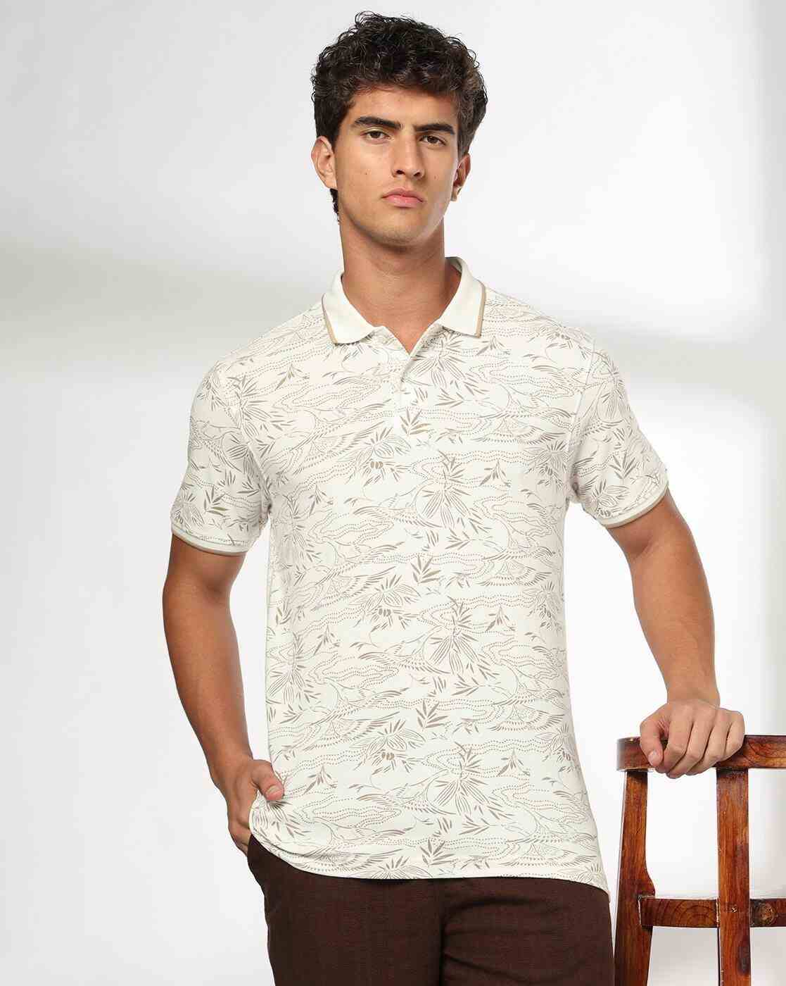 NETPLAY | Men All-Over Print Slim Fit Polo T-Shirt|0