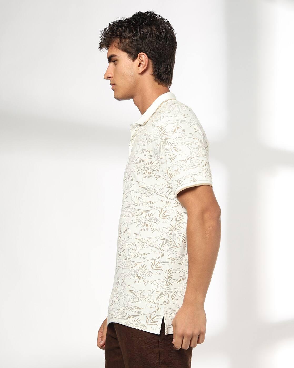 NETPLAY | Men All-Over Print Slim Fit Polo T-Shirt|1