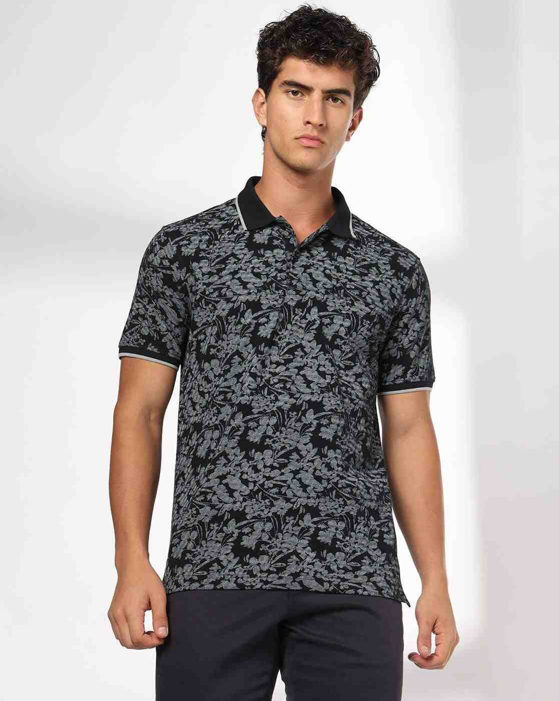 NETPLAY | Men All-Over Print Slim Fit Polo T-Shirt|0