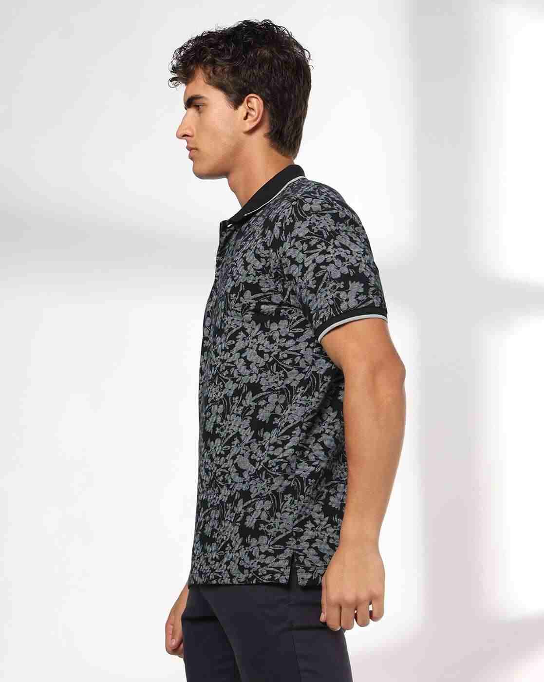 NETPLAY | Men All-Over Print Slim Fit Polo T-Shirt|1