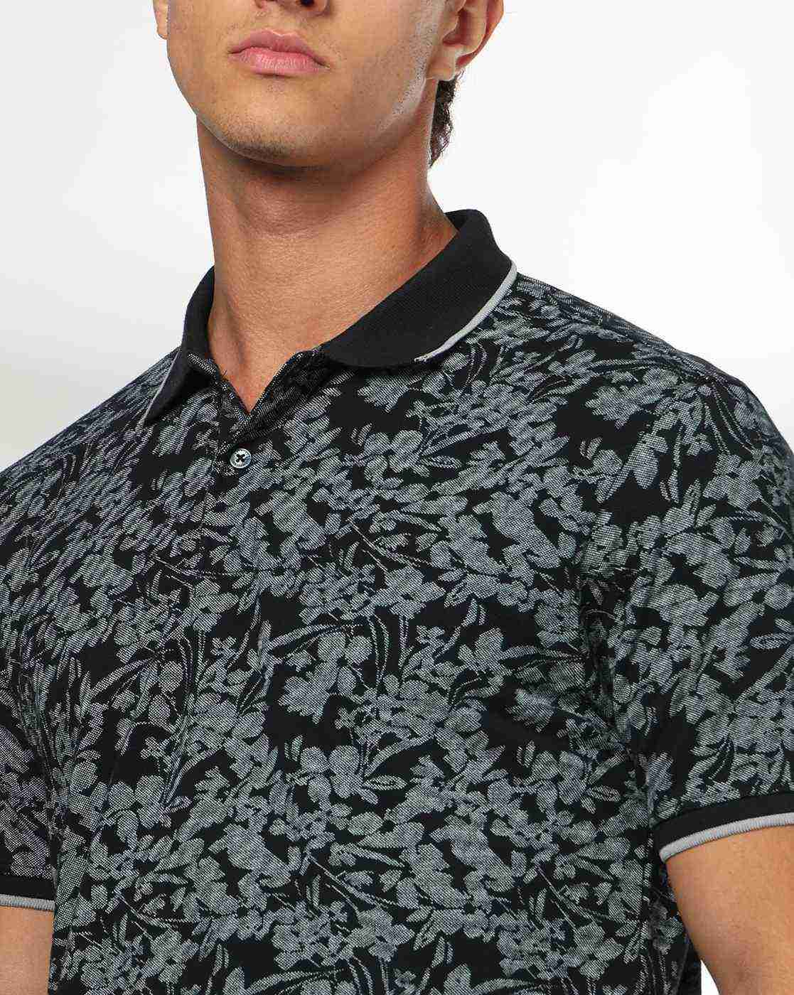 NETPLAY | Men All-Over Print Slim Fit Polo T-Shirt|3