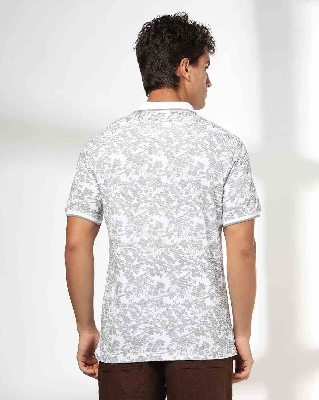NETPLAY | Men All-Over Print Slim Fit Polo T-Shirt|2