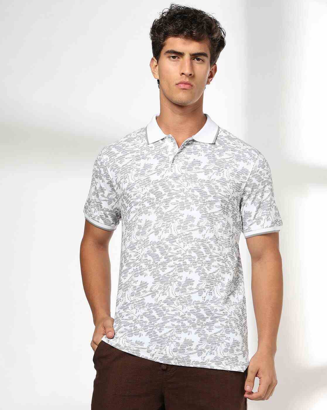 NETPLAY | Men All-Over Print Slim Fit Polo T-Shirt|3