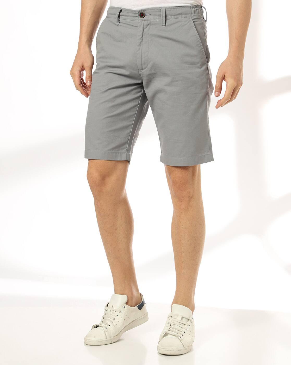 NETPLAY | Men Slim Fit Shorts with Insert Pockets|0