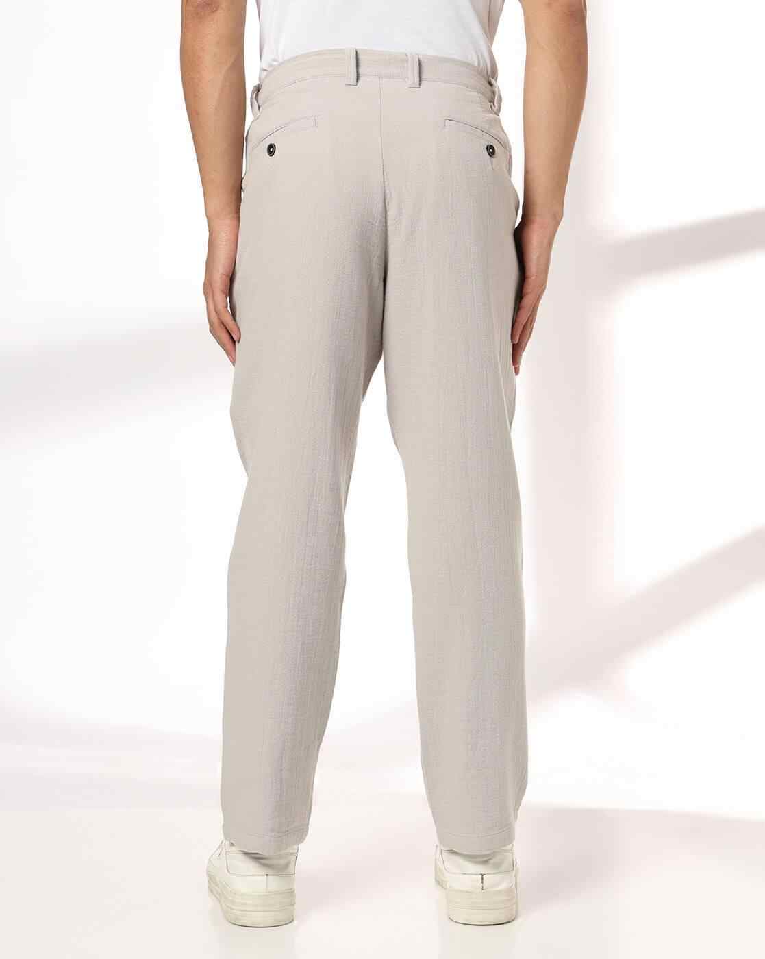 NETPLAY | Men Slim Fit Flat-Front Chinos|2