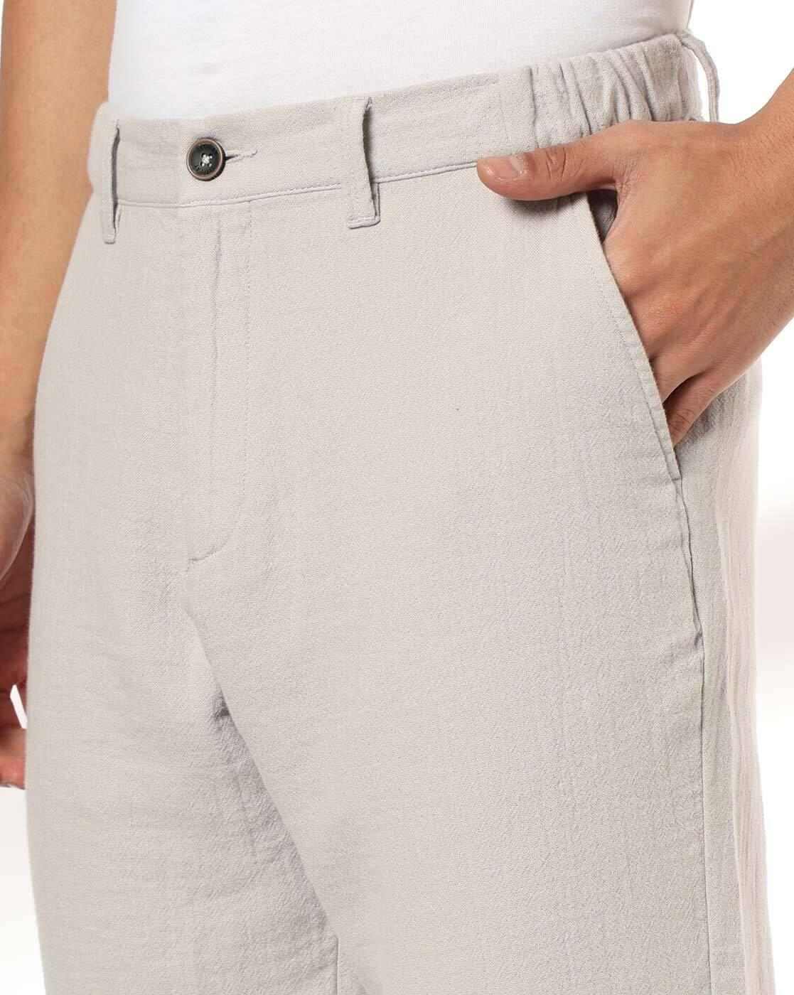 NETPLAY | Men Slim Fit Flat-Front Chinos|3