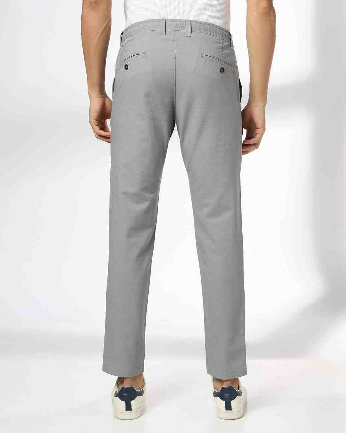 NETPLAY | Men Slim Fit Cropped Chinos|2