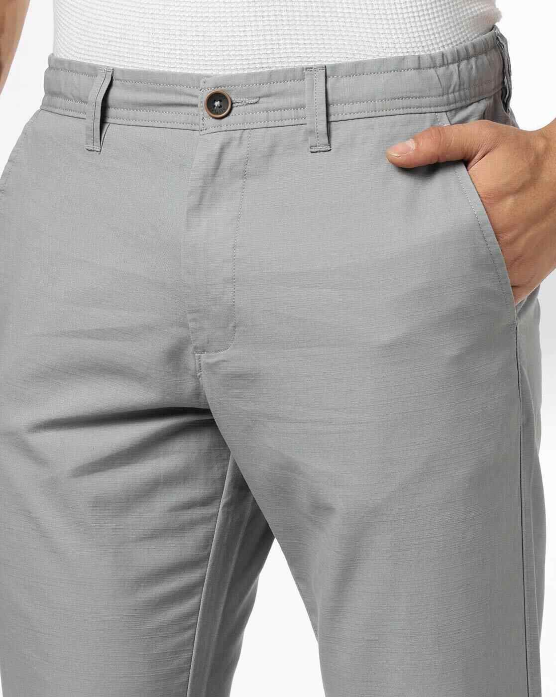 NETPLAY | Men Slim Fit Cropped Chinos|3