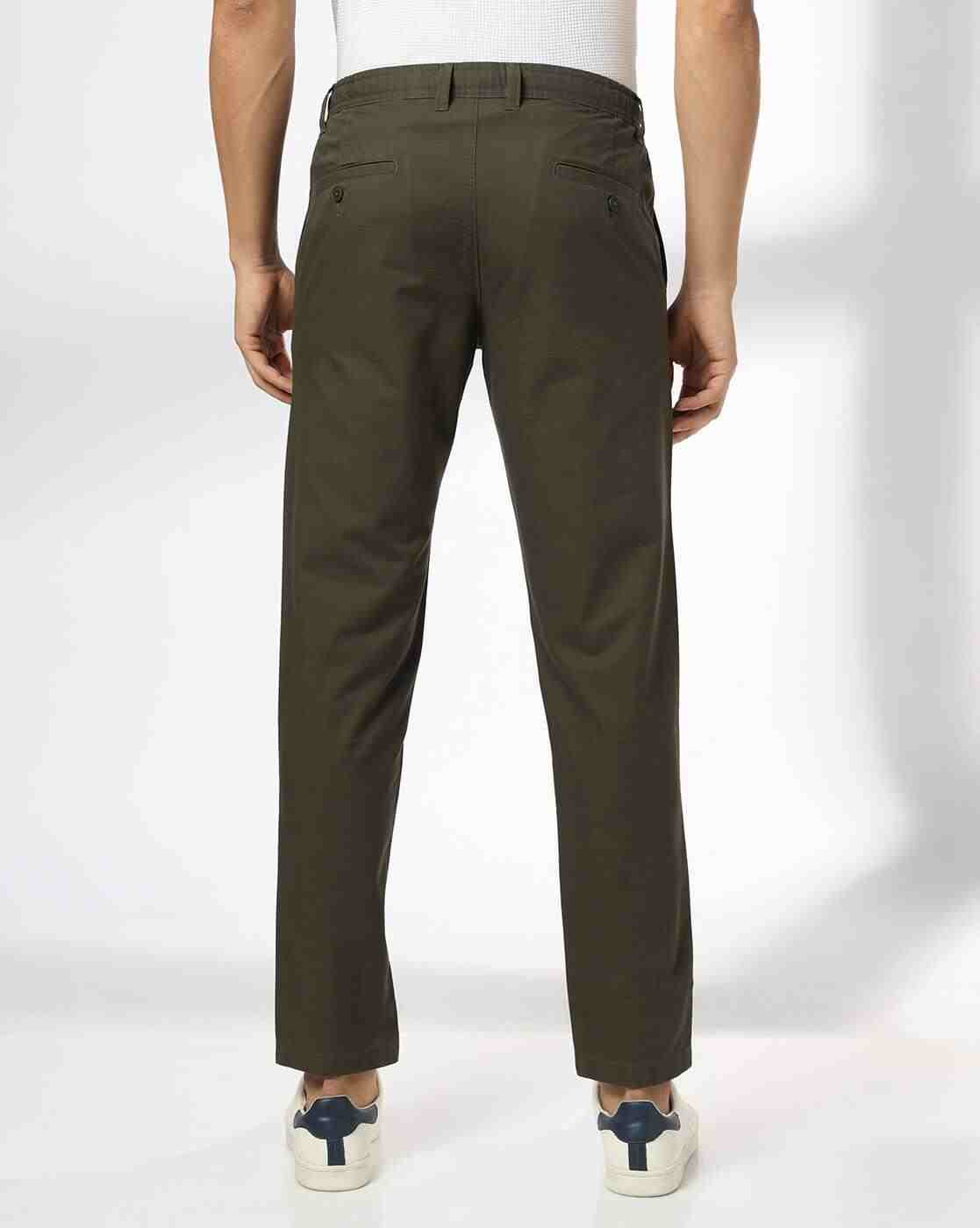 NETPLAY | Men Slim Fit Cropped Chinos|2