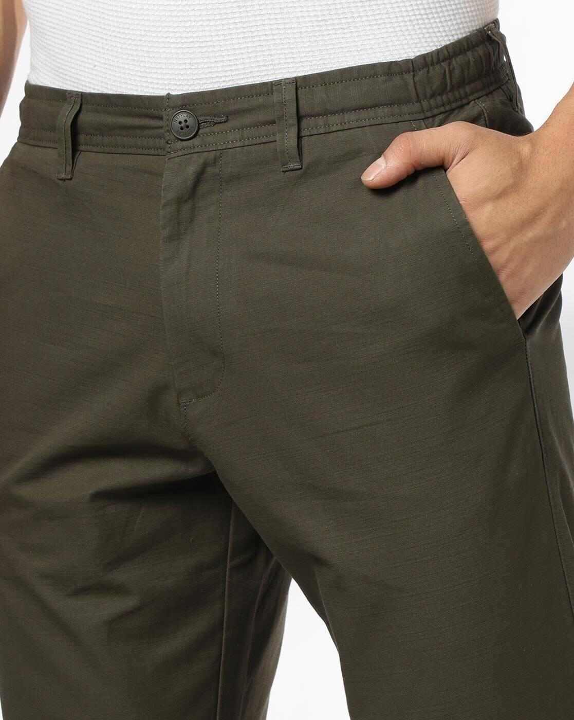 NETPLAY | Men Slim Fit Cropped Chinos|3