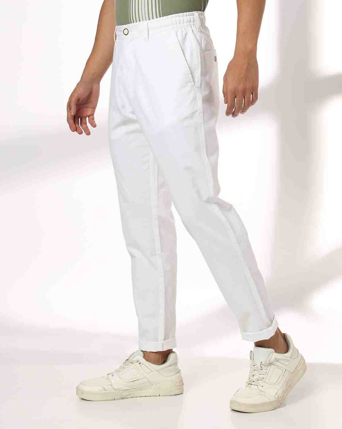 NETPLAY | Men Slim Fit Pull-On Flat-Front Chinos|1
