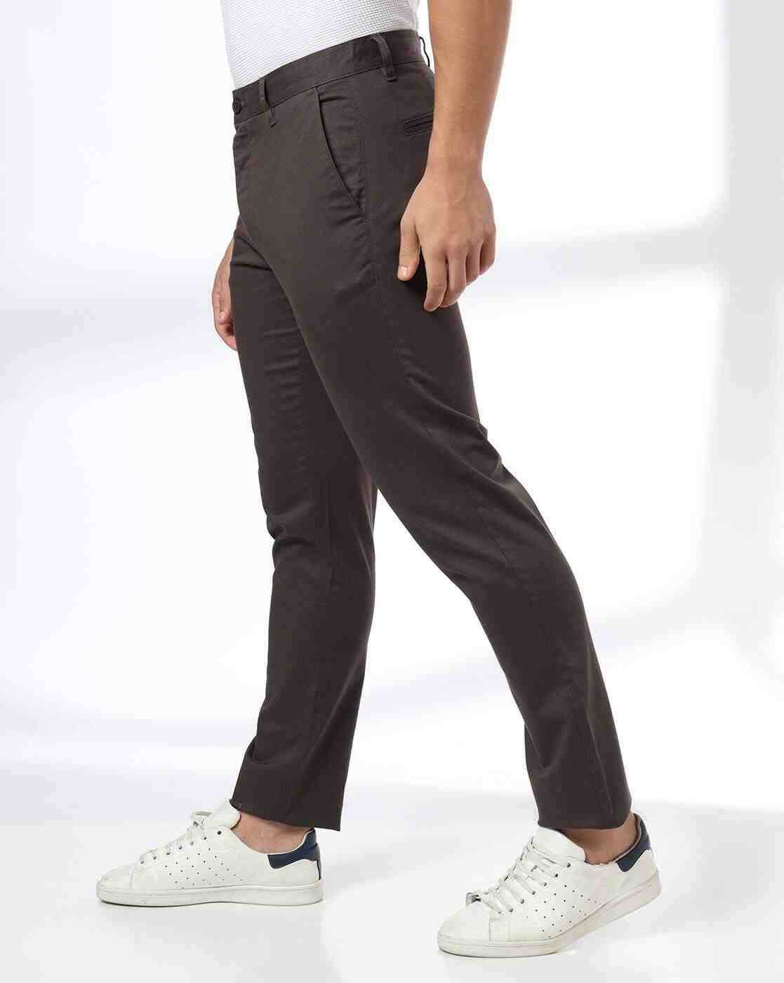 NETPLAY | Men Slim Fit Flat-Front Chinos|1