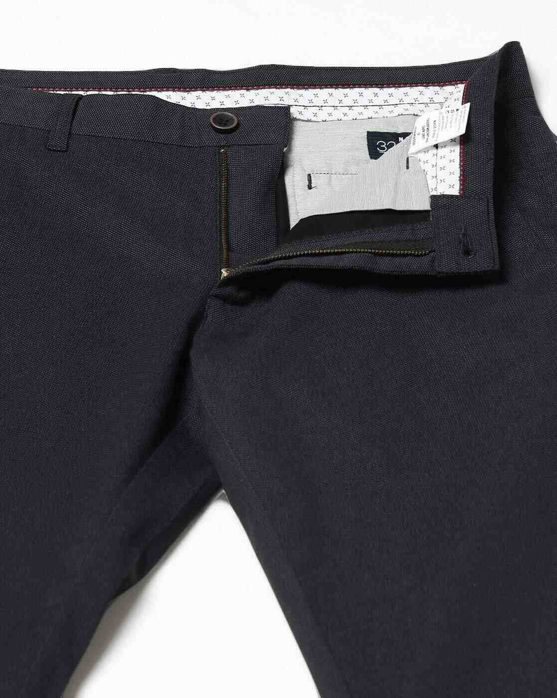 NETPLAY | Men Slim Fit Flat-Front Chinos|4