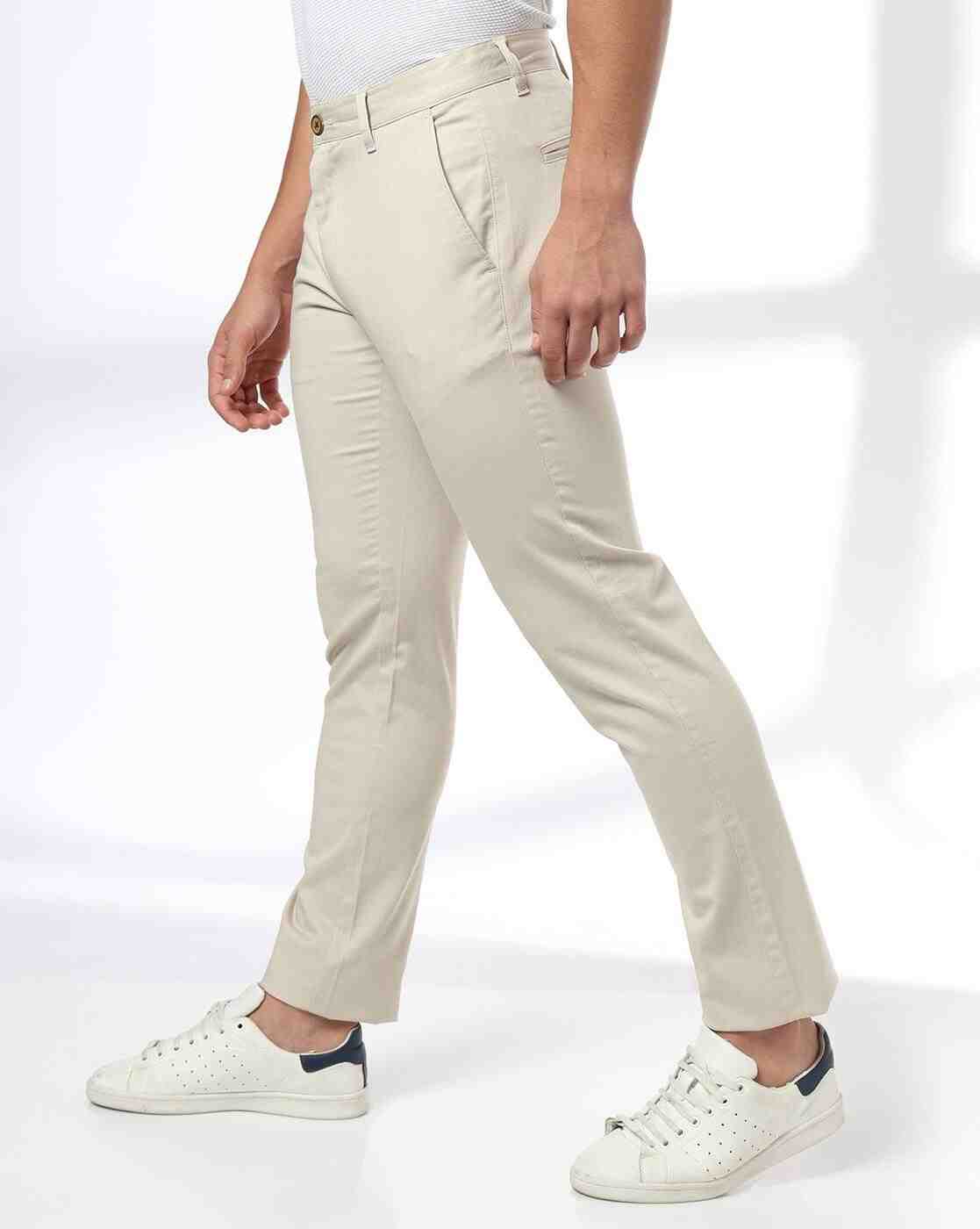 NETPLAY | Men Slim Fit Flat-Front Chinos|1